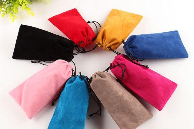 3pcs/lot Soft Cloth Glasses Bag Sunglasses Case Waterproof Dustproof Eyeglasses Pouch Eyewear Soft Storage Bag Glasses Sleeve Pouch Sunglasses Bag Electronic Gadgets Case Cover