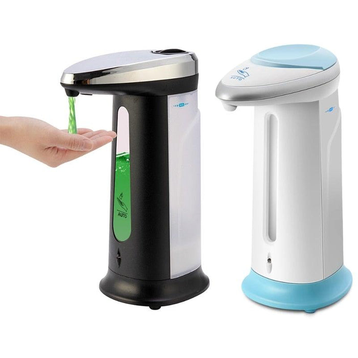 400ml Automatic Liquid Soap Dispenser Shampoo Dispenser Smart Sensor Touchless Dispenser For Kitchen Bathroom Accessories Set Automatic Soap Dispenser Touch Less Counter-Top Liquid Soap Dispenser Waterproof Base For Kitchen And Bathrooms