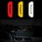 4PCS Car Accessories Car Stickers Reflective Warning Sticker Wheel Eyebrows Door Opening Sticker Diamond Wheel Reflective Strip Universal Door Open Reflective Warning Stickers Auto Open Sign Anti-Collision Safety Reflective Decal Tape