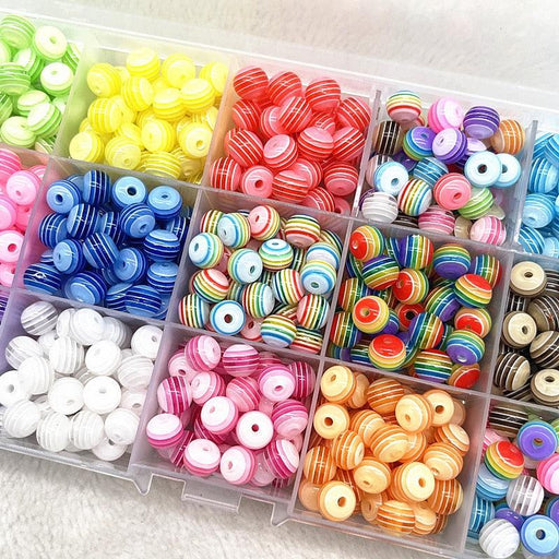 6mm 8mm Round Transparency Resin Beads Spacer Beads for Jewelry Making Children Handcraft Department Accessories Round Bracelet Beads for Crafting Jewelry Making