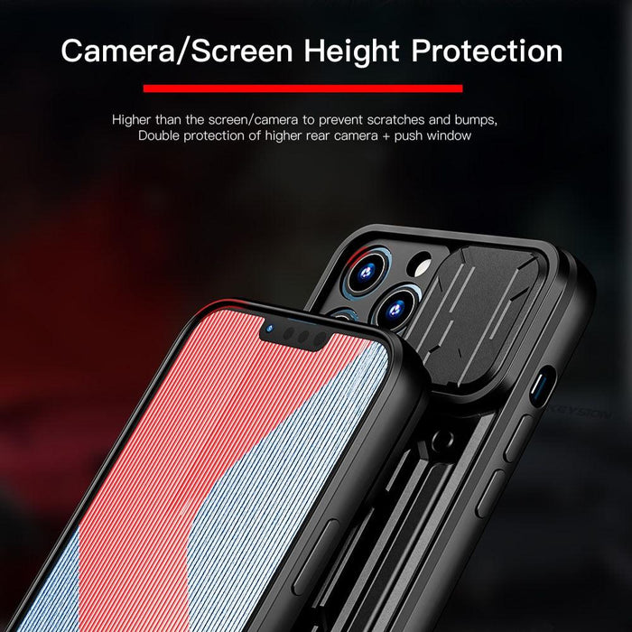 Shockproof Case for iPhone 13 12 11 Pro Max With Card Slot Ring Stand Camera Protection Phone Cover for iPhone XR XS Max Removable Card Holder Ring Holder Shockproof Protection Cover