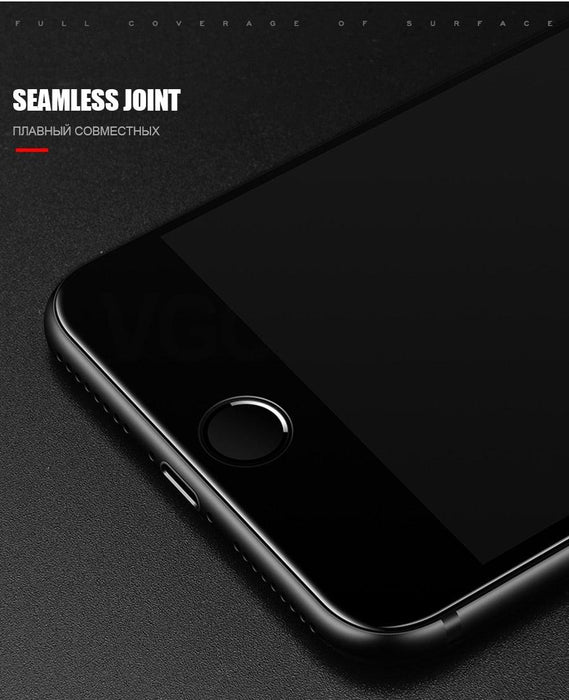 9d Full Cover Tempered Glass For Iphone 8 7 6 6s Plus 5 5s Se 2020 Screen Protector On Iphone 11 Pro Xs Max X Xr Protective Film Rounded Edge Glass Screen Protector Tempered Glass For Iphone