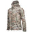 Men's Outdoor Soft Fleece Jacket Men's And Women's Jacket Unique Jackets For Men Windproof  Waterproof Breathable Jacket Thermal Hooded Tactical Jacket Outdoor Camouflage Fleece Hooded Coat