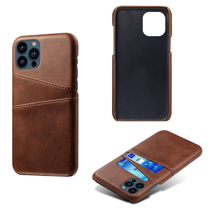 Black Luxury Men Card Holder Case for iPhone Business Classic Leather Wallet Case for iphone 12 13 14 Pro Max Phone Cover PU Leather Wallet Case with Card Pockets Back Cover