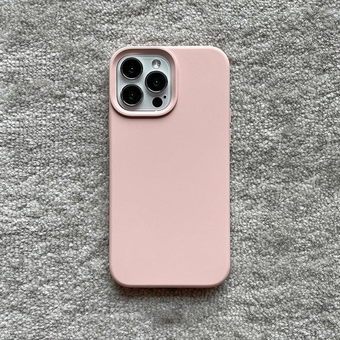 Classic Candy Color Silicone Case For iphone 13 12 Mini 14 13 Pro Max Camera Lens Protective Bumper Cover For iPhone 14 12 Pro Soft Flexible Silicone Slim Fit Case For Iphone