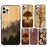 Vintage Tree Flower Bamboo Wood Case For iPhone Pro Max 12 13 min SE For iPhone 13 Shockproof Wooden Texture Protective Cover Unique & Classy Wooden Case