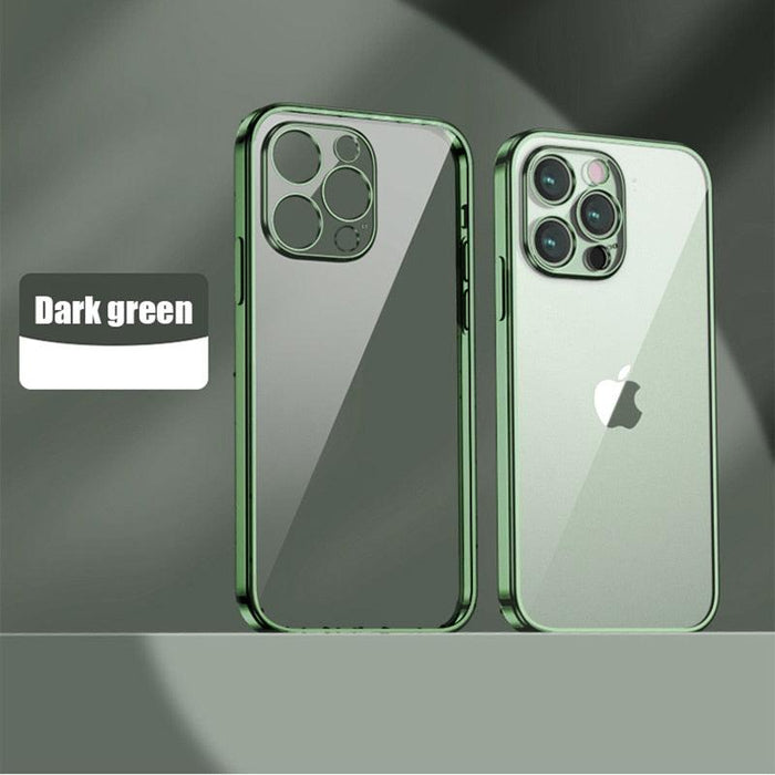 Elegant Unisex Clear Transparent Soft Case For iPhone 13 Pro Max 12 11 13Pro 14 Shockproof Ultra Thin Bumper Cover Luxury Cover Back Cover for iPhone