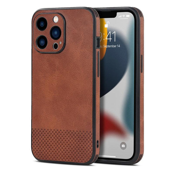 Gorgeous Luxury Genuine Leather Phone Case For iphone 13 Pro Max 12 11 14Pro Max XR XS MAX 7Plus Shockproof Cover Full Protective  Slim Leather Luxury PU Flexible Bumper Non-Slip Grip Shockproof Full Body Protective Cover Men Women Phone Cases