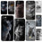 Beautiful Grey British Shorthair Cat Case For iPhone 12 13 Mini 13 11 12 14 Pro Max XS X XR 6S 7 8 Plus SE 2020 Silicone Cover Silicone Soft Black Moon Smooth Print Design