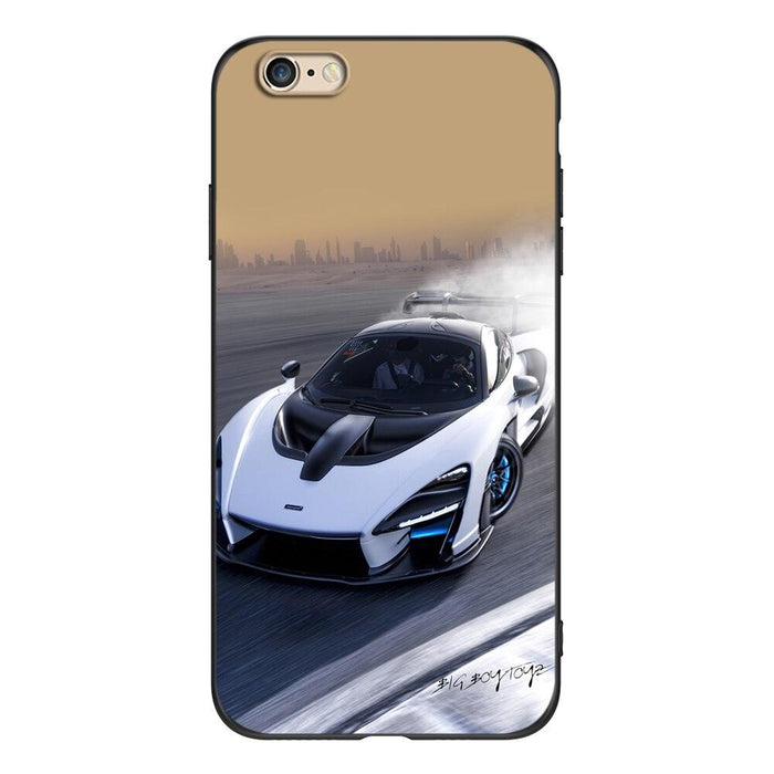 Cute Cover Soft Silicone Print Cars Print Phone Case For Iphone 5s 5 S Se 2016 4.0" Case Phone Cover On  Iphone 6s 6 S Plus Funda Bumper Black Case Sport Race Car