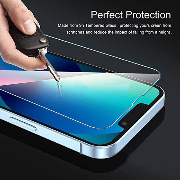 5PCS Screen Tempered Glass For iPhone 14 13 12 11 Pro Max 12 13 Mini Screen Protective For iPhone X XR XS Max 8 7 6 Plus SE 2020 Full Glue Screen Protector Tempered Glass Scratch Resistant iPhone Glass