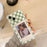 Glamorous Phone Case Shiny Transparent Card Holder Slim Soft Silicone Shockproof Case For iPhone 14 13 11 12 Pro Max 7 8 Plus Cute Green Checkerboard Clear Cover For iPhone X XR XS Shockproof Card Holder Phone Case