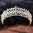 New Gold Color Crown Hair Accessories Luxury Crystal Tiara For Women Wedding Headdress Bridal Hair Jewelry Crystal Crown Pageant Bridal Wedding Hair Jewelry Accessories