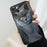 Beautiful Grey British Shorthair Cat Case For iPhone 12 13 Mini 13 11 12 14 Pro Max XS X XR 6S 7 8 Plus SE 2020 Silicone Cover Silicone Soft Black Moon Smooth Print Design