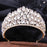 New Gold Color Crown Hair Accessories Luxury Crystal Tiara For Women Wedding Headdress Bridal Hair Jewelry Crystal Crown Pageant Bridal Wedding Hair Jewelry Accessories