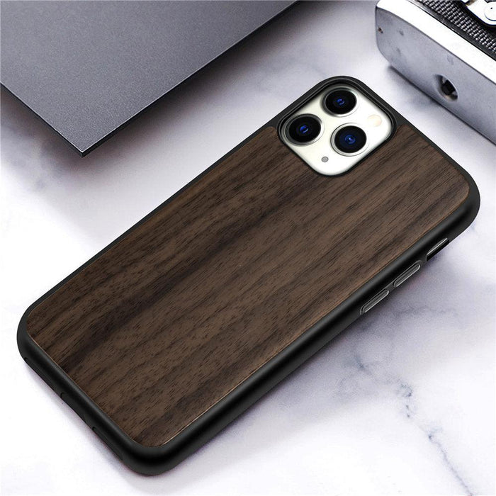 Vintage Wooded Back Case For iPhone 14 13 Mini 12 SE XR X S Max 8 7 Plus Genuine Bamboo Wooden Hard Phone case iPhone 11 Pro Max Strong Hard Protective Case For iPhone