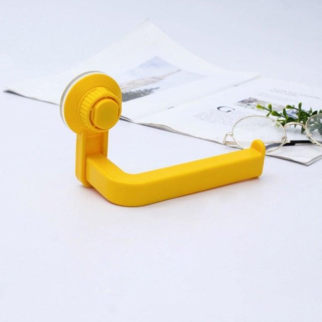 Acrylic Toilet Paper Holder Tissue Rack Wall Mounted Bathroom Kitchen Roll Holder Paper Tissue Rack Hook Modern Black Hanger Toilet Tissue Roll Holders Dispenser And Hangers Wall Mounted For Bathroom  Kitchen