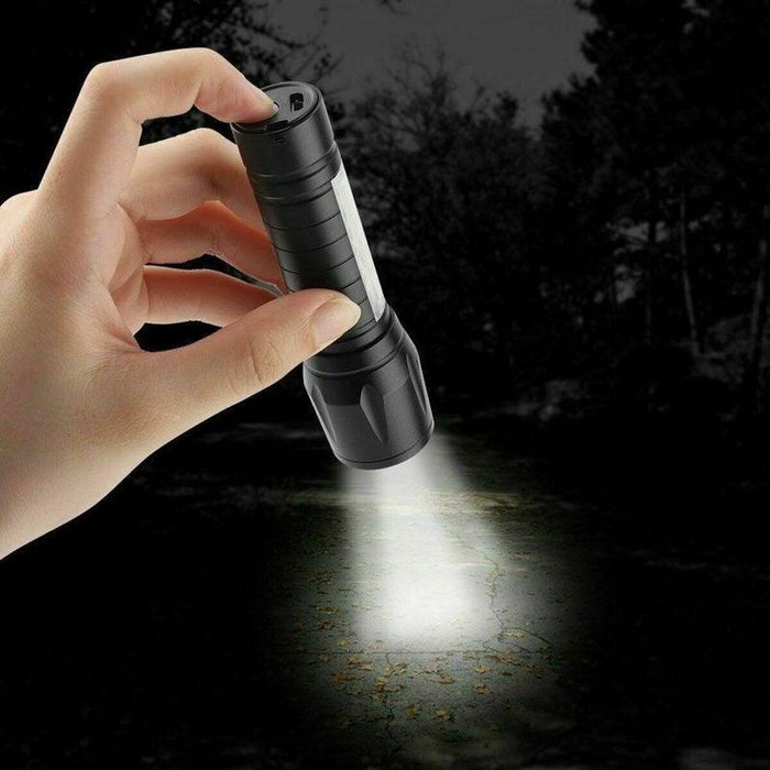 Adjustable Rechargeable LED USB Portable Focus Light Zoomable LED Tactical Flashlight High Lumens Zoomable Waterproof Flashlight Mini Torch For Camping Hiking - STEVVEX Lamp - 200, Flashlight, Gadget, Headlamp, Headlight, Headtorch, lamp, Rechargeable Flashlight, Rechargeable Headlamp, Rechargeable Headlight, Rechargeable Headtorch, Torchlight, Zoomable Flashlight, Zoomable Headlamp, Zoomable Headlight, Zoomable Torchlight - Stevvex.com