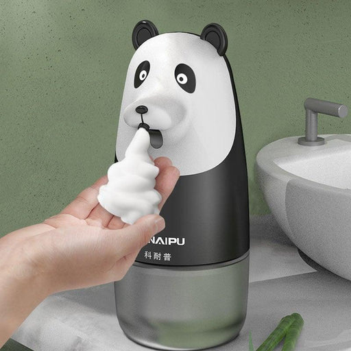 Automatic Foam Soap Dispenser Cartoon Induction Liquid Hand Washing Machine USB Charge Intelligent Foam Hand Washing Automatic Foaming Soap Dispenser Cartoon Panda Foaming Hand Soap Dispenser Battery Operated Touchless Foaming Soap Dispenser