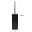 Bamboo Bathroom Accessories Set Plastic Bathroom Kit Soap Dispenser Toothbrush Cup Soap Dish Toilet Brush Holder Trash Can Bathroom Accessories Toothbrush Holder Toothbrush Cup Soap Dispenser Soap Dish Toilet Brush Holder Trash Can For Home Apartment