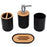 Bamboo Bathroom Accessories Set Plastic Bathroom Kit Soap Dispenser Toothbrush Cup Soap Dish Toilet Brush Holder Trash Can Bathroom Accessories Toothbrush Holder Toothbrush Cup Soap Dispenser Soap Dish Toilet Brush Holder Trash Can For Home Apartment