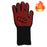 BBQ Gloves Silicone Heat-Resistant Glove Kitchen Microwave Oven Mitts 500 800 Degree Fireproof And Non-Slip Barbecue Gloves  Kitchen Gloves Long Wrist Protect Non-Slip Silicone for Barbecue Cooking