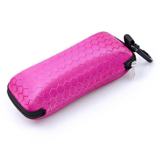 Beautiful Pink Fashion Portable Hard Case Sunglasses Holder Box Unisex Pouch Protector Eyeglasses Hard Shell Eyeglasses Glasses Case Linen Glasses Protective Case For Eyeglasses