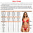 Beautiful Women Rose Red Bikini Female Swimsuit Women Swimwear Two-pieces Bikini Set One Shoulder Bathing Suit Women's One Shoulder Bikini Set High Waist Swimsuit Two Piece Halter Push Up Bathing Suit