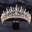 Big Crystal Tiaras Wedding Crown For Brides Women Hair Accessories Headpieces Princess Pageant Crystal Crown Pageant Bridal Wedding Hair Jewelry Accessories Headdress Crystal Crown Pageant Bridal Wedding Hair Jewelry Accessories Headdress