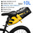 Bike Bag Waterproof Large Capacity Bicycle Bag Cycling Foldable Road Trunk Bike Packing Large Bike Bags Waterproof Bike Bag Under Seat Roll Up Cycling Rear Tail Pack Black 13L