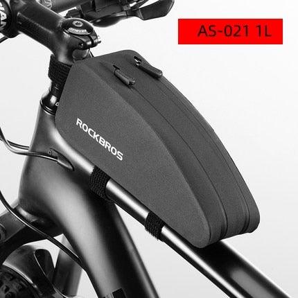 Bike Bag Waterproof Reflective Front Top Frame Tube Bag Large Capacity Ultralight Bicycle Bag Cycling Bike Top Tube Bag Front Frame Bag Water-resistant Bike Storage Bag Large Bike Pouch