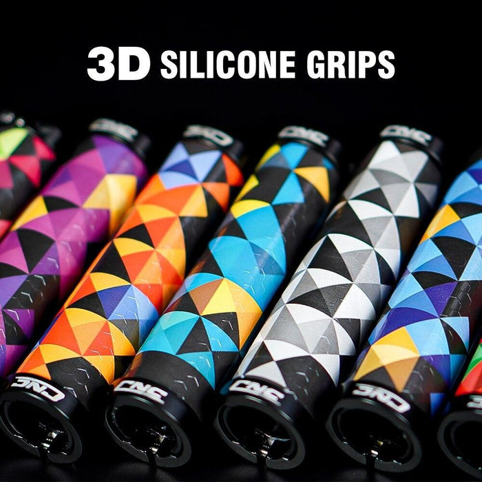 Bike Handlebar Grips Lock On Bicycle Grips MTB Gel Silicone Mountain Bike Cycling Handle Bar Grips Non-slip Lock-on Bicycle Hand Bike Grips For Mountain Bike Scooter