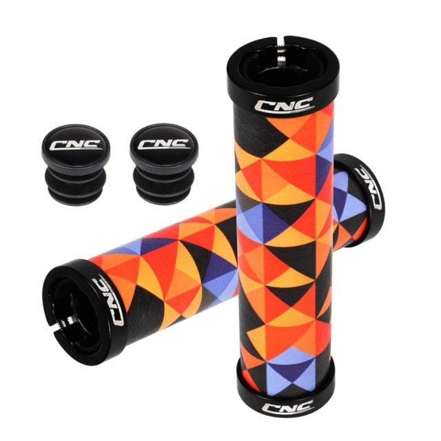 Bike Handlebar Grips Lock On Bicycle Grips MTB Gel Silicone Mountain Bike Cycling Handle Bar Grips Non-slip Lock-on Bicycle Hand Bike Grips For Mountain Bike Scooter