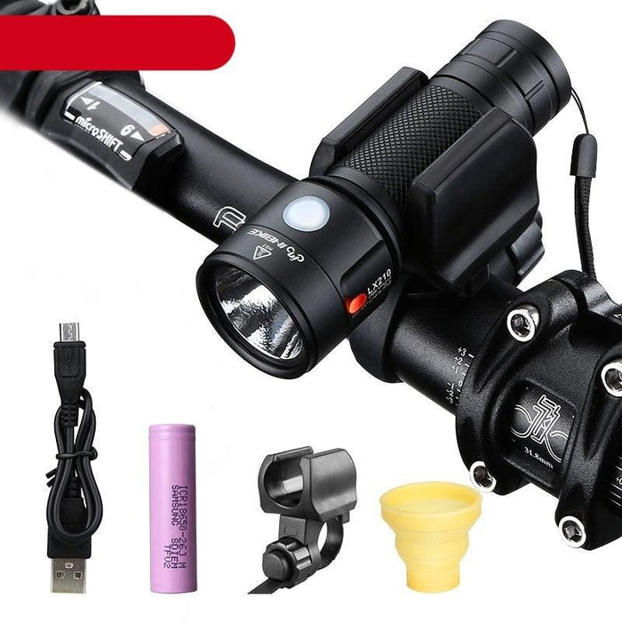 Bike Light Bicycle Flashlight LED Bike Front Light Cycling 1000 Lumens Waterproof USB Rechargeable Headlight Biking Lamp Waterproof Power Display Handheld Light For Camping