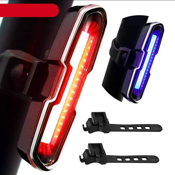 Bike Tail Light Ultra Bright USB Rechargeable LED Bicycle Rear Light 5 Light Mode Headlights High Visibility Bike Rear Light USB Rechargeable LED Bicycle Tail Light Waterproof Cycling Safety Flashlight With Multiple Modes