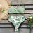 Bikini Swimsuit Women Swimwear Push Up Bikinis Set Leaf Print Female High Waist Swimming Suits For Bathing Suit Women Swimsuit Floral Print Bathing Suit Twist Front High Waist Bikini Set