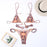 Bikini Triangle Adjust Swimwear Women's Crisscross Halter Bikini Lace Up Back Bandage Two Piece Strappy Bathing Suits G String Thong Swimwear Women Bathing Suit Hollow Out Quality Pleated Swimsuit Female Double-Sided Bikini Set