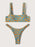 Bikini  Women Orange Leopard Push Up Padded Thong Swimsuit Female Cut Out Bathing Suit Swimwear Padded Push up Thong Bikini Sets  Swimsuits for Women