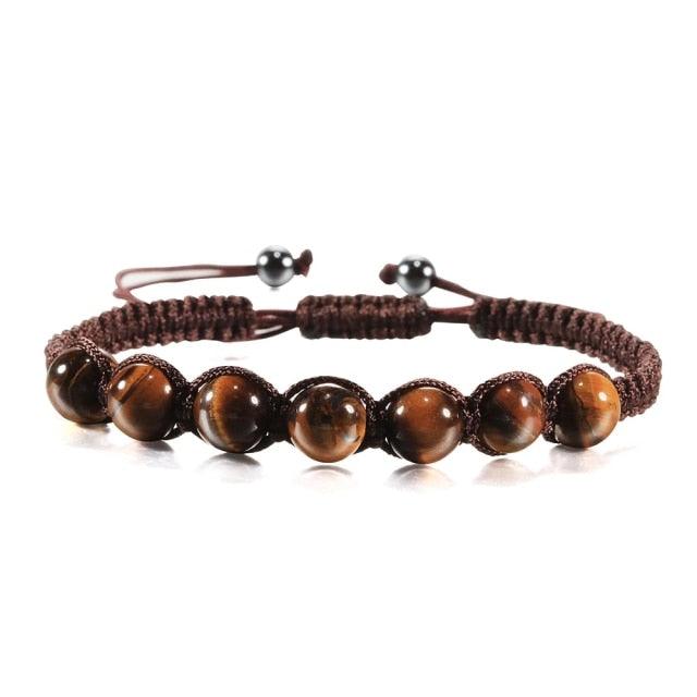 Black Lava Stone Crown Charm Tiger Eye Beads Bracelet For Men Women Braided Bracelets Handmade Adjustable Couple Distance Bracelets Lava Stone Beads Essential Oil Diffuser Adjustable Bracelet With King Queen Crown Charm