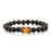 Black Lava Stone Crown Charm Tiger Eye Beads Bracelet For Men Women Braided Bracelets Handmade Adjustable Couple Distance Bracelets Lava Stone Beads Essential Oil Diffuser Adjustable Bracelet With King Queen Crown Charm