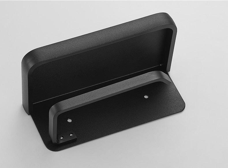 Black Toilet Paper Holder Multifunction Bathroom Storage Shelf Roll Paper Holder Toilet Paper Holder With Shelf Matte Black Toilet Paper Holder Toilet Paper Roll Holder Bathroom Adhesive Toilet Paper Holder