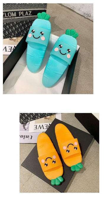 Cartoon Women Fashion Home Sandals Slippers Bathroom Bath Non-slip Slippers Quick Drying EVA Open Toe Soft Slippers Non-Slip Soft Shower Spa Bath Pool Gym House Sandals For Indoor Outdoor