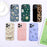 Charming Silicone Soft Anti-Scratch Cases For iPhone 13 Pro Max Case Silicone Wallet Card Holder Cover For iPhone 13 Mini 13ProMax 13Pro Flower Butterfly Beautiful Design Card Holder iPhone Case