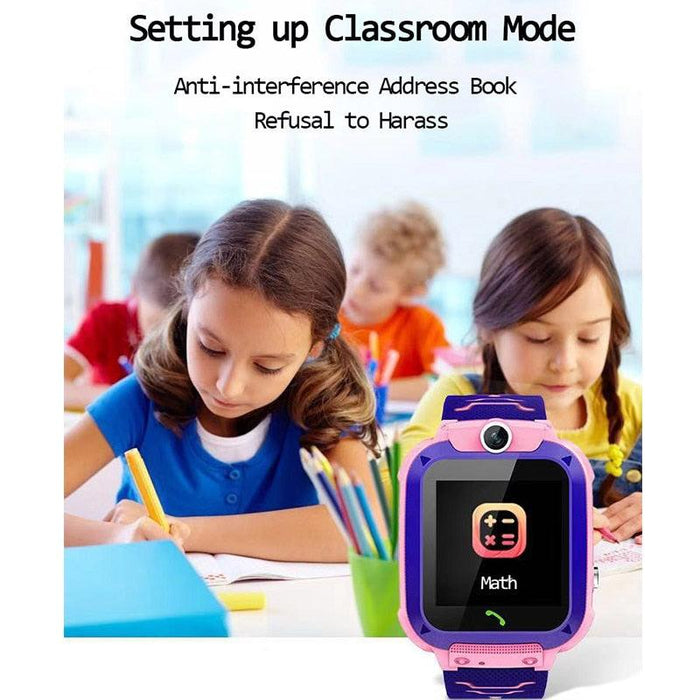 Childrens Smart Watch Kids Phone Watch Smartwatch For Boys Girls With Sim Card Photo Waterproof Smartwatches With Tracker HD Touch Screen For Kids Games Alarm Clock Camera Digital Wrist Watch Smartwatch Christmas Birthday Gifts