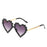 Classic Children's Fashionable  Cute Heart-Shaped Sunglasses  Designer Personalized Flower  Love Baby Sunglasses  Block 90% Of UVB and UVA Rays over sized heart shaped sunglasses