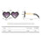 Classic Children's Fashionable  Cute Heart-Shaped Sunglasses  Designer Personalized Flower  Love Baby Sunglasses  Block 90% Of UVB and UVA Rays over sized heart shaped sunglasses