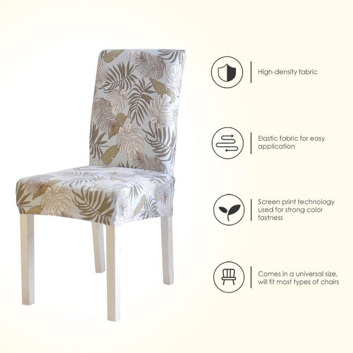 Covers for Dining Room Seat Protector Stretch Removable Printed Chair Cover Elastic Seat Chair Covers Removable And Washable Stretch Banquet Hotel Dining Room Washable Furniture Chair for Kids Pets Home Ceremony Banquet Wedding Party