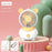 Creative Cartoon Bear Desktop Mini Fans Big Wind Desktop Portable USB Charging Handheld Fan Portable Air Conditioning Handheld Cooling Fan Charging Usb Fan Portable Handheld Fan