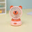 Creative Cartoon Bear Desktop Mini Fans Big Wind Desktop Portable USB Charging Handheld Fan Portable Air Conditioning Handheld Cooling Fan Charging Usb Fan Portable Handheld Fan