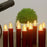 Creative LED Candle Lamp Simulation Flame Tea Light Home Birthday Christmas Candle Battery Operated Flameless LED Candles Lights Ideal For Thanksgiving Table Christmas Home Dec Party Wedding Candles Safety Home Decoration